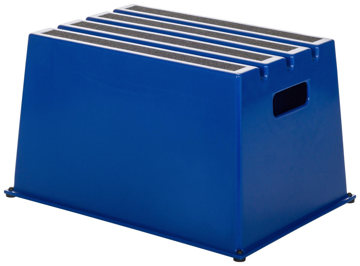 TRITTHOCKER  - Blau, Basics, Kunststoff (52,5/31/37,5cm) - MID.YOU