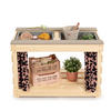 SAND- UND WASSERTISCH Holz Birkefarben, Rosa  - Birkefarben/Rosa, Basics, Holz (80/40/55cm) - MUDDY BUDDY