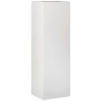 UNTERSCHRANK 33/102/28,5 cm   - Weiß Hochglanz/Weiß, MODERN, Glas/Holzwerkstoff (33/102/28,5cm) - MID.YOU