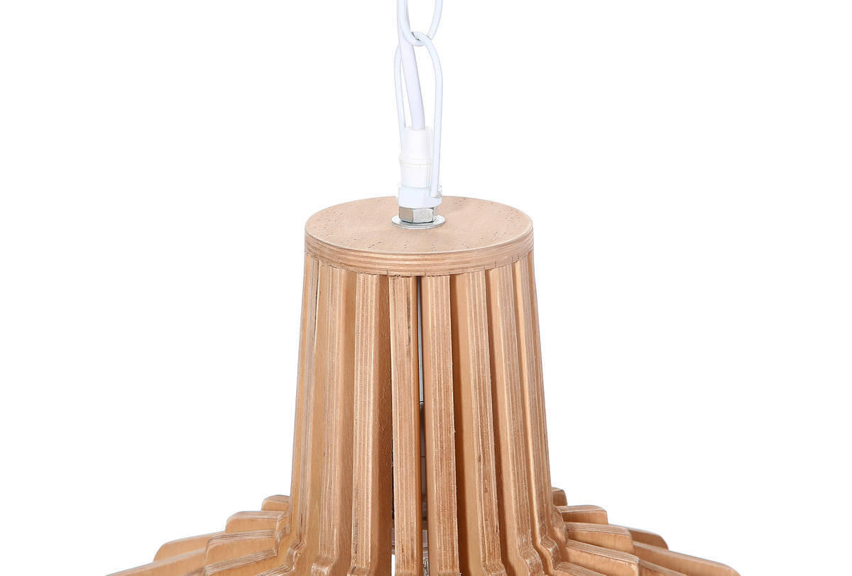 ZÁVĚSNÉ SVÍTIDLO, 41/39/41 cm  - přírodní barvy, Trend, kompozitní dřevo (41/39/41cm) - P & B