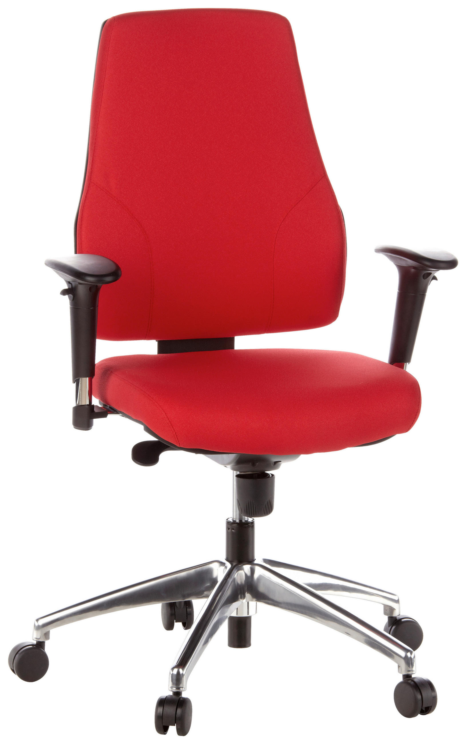 SNURRSTOL  i flatväv röd  - röd, Modern, metall/textil (60/126/45cm) - MID.YOU