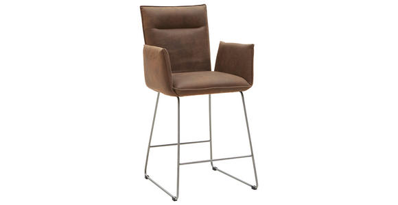 TRESENSESSEL Mikrofaser Schlammfarben, Edelstahlfarben Edelstahl Stoffauswahl, Gestellauswahl - Schlammfarben/Edelstahlfarben, Design, Textil/Metall (56/98/62cm) - Valnatura