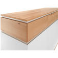 LOWBOARD  in 190/57/40 cm  - Eichefarben/Weiß, KONVENTIONELL, Holzwerkstoff (190/57/40cm) - Novel