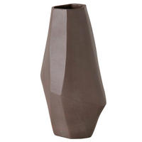VASE  - Braun, Trend, Metall (31,5/16,5cm) - Ambia Home