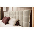 BOXSPRINGBETT 180/200 cm  in Beige  - Beige/Schwarz, Design, Holz/Holzwerkstoff (180/200cm) - Esposa