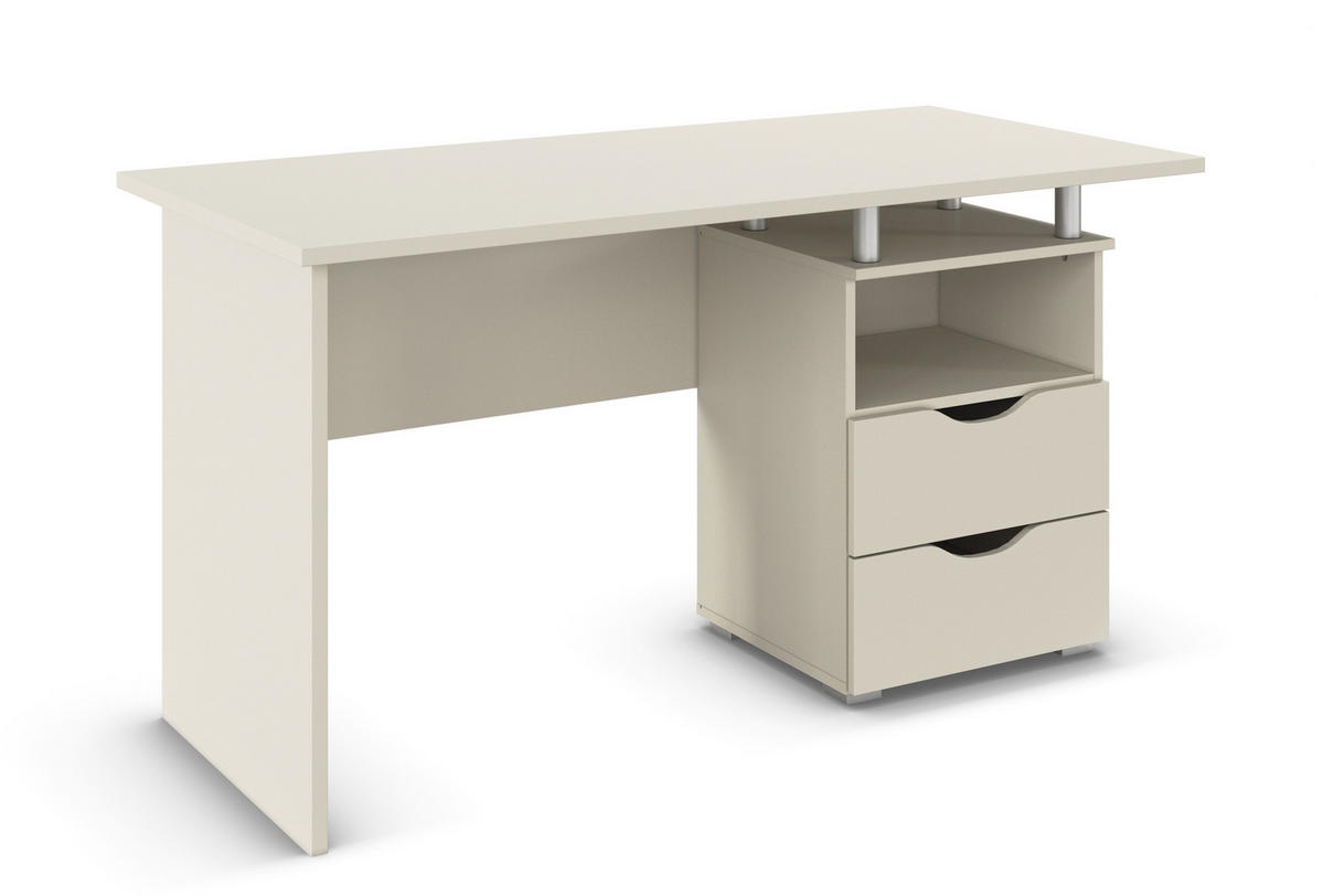 SCHREIBTISCH 140/66/75 cm  in Champagner  - Champagner, Basics, Holzwerkstoff (140/66/75cm) - Boxxx
