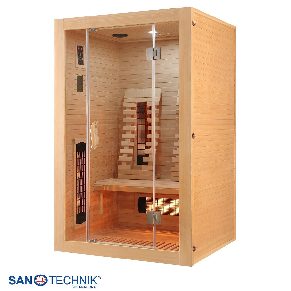 INFRAROTKABINE MALMÖ HEMLOCK für 2 Personen Malmö Hemlock  - Naturfarben, Basics, Holz (120/190/105cm)