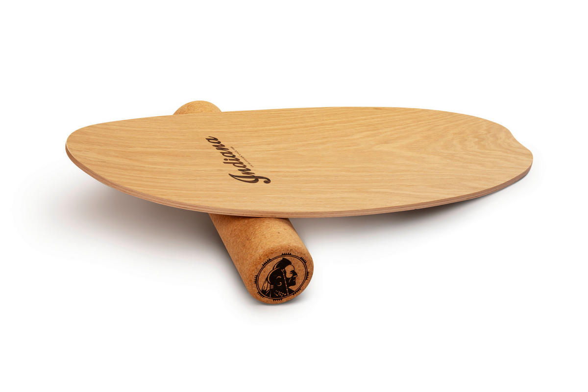 BALANCE BOARD Indiana  - Eichefarben, Basics, Holz (73.5/31.6/1.10cm) - Micro Mobility