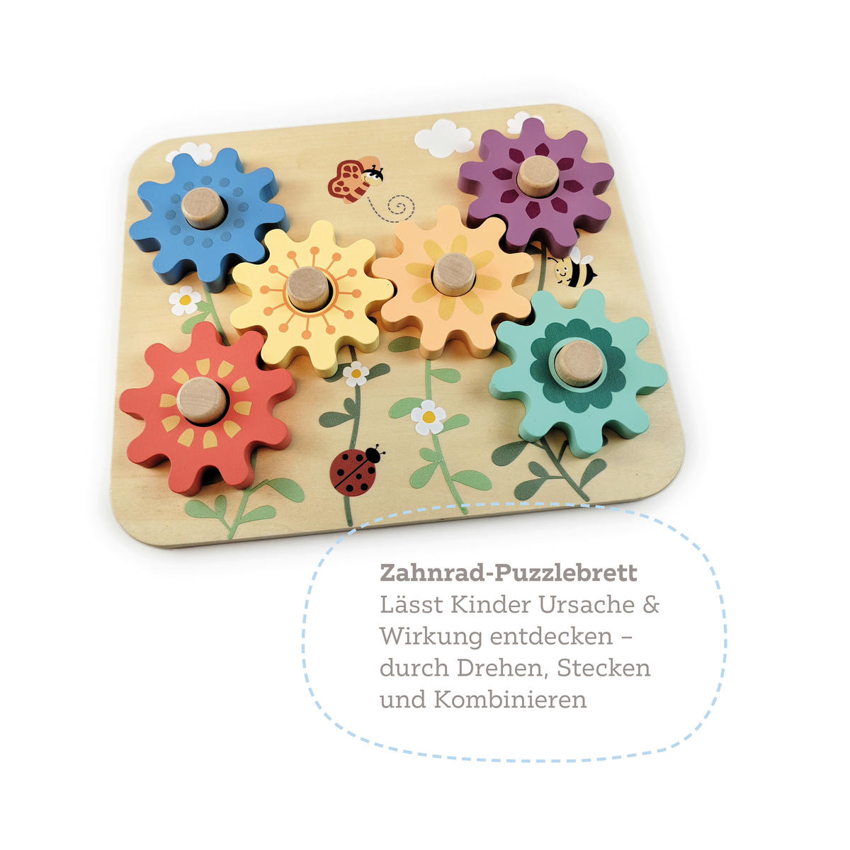 BABYBOX GESCHICKLICHKEIT - Multicolor/Hellblau, Basics, Holz/Papier