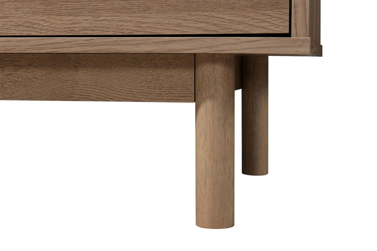 KOMMODE Melanie  in 80/100/44 cm  - Eichefarben, Design, Holzwerkstoff (80/100/44cm) - MID.YOU