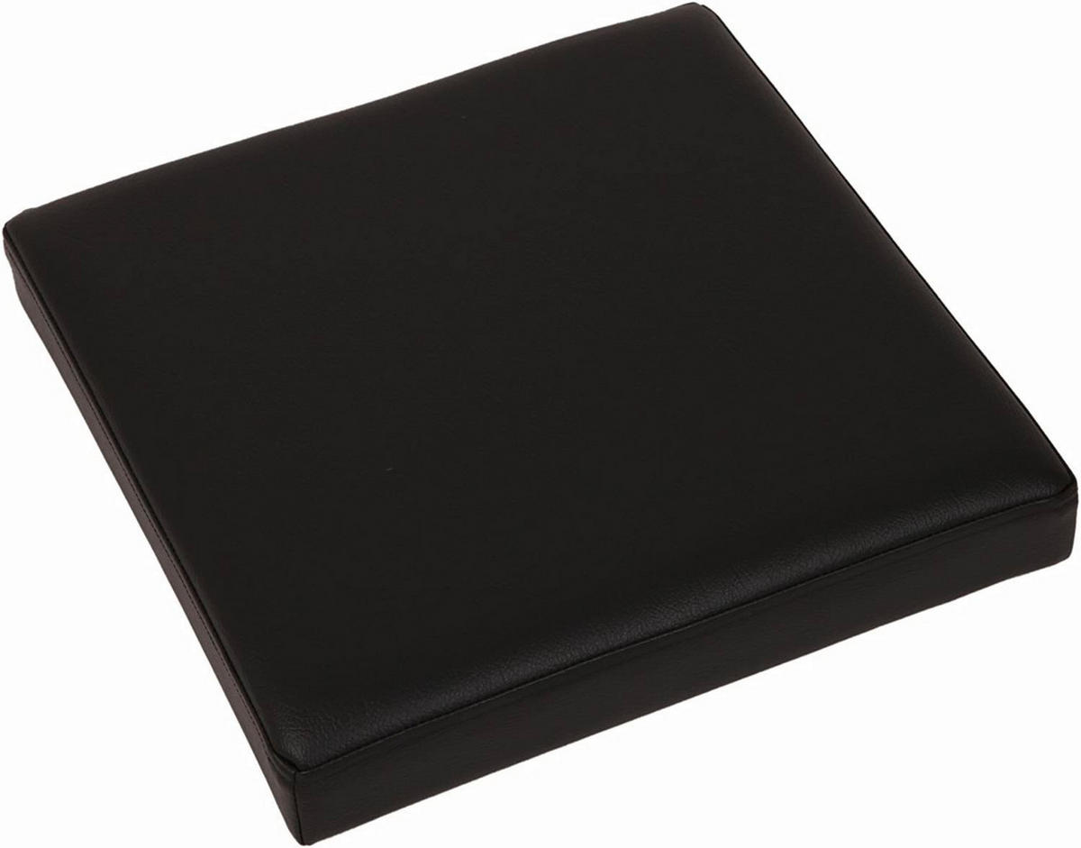 SITZWÜRFEL Schwarz  - Schwarz, Basics, Kunststoff (38/38/38cm) - Echtwerk