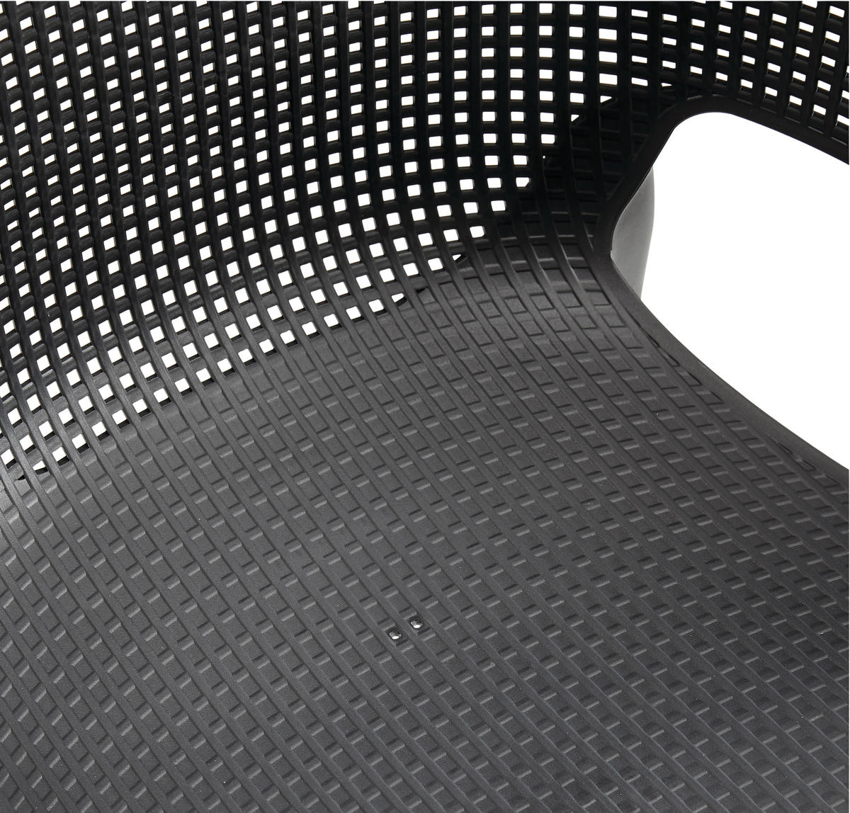 ZÁHRADNÁ STOLIČKA, plast - grafitová, Konventionell, plast (61/77/53cm) - Ambia Garden