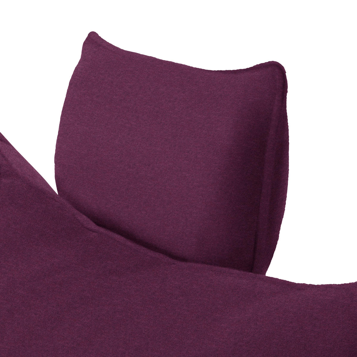 ECKSOFA in Mikrofaser Beere  176/292 cm  - Beere/Schwarz, MODERN, Textil/Metall (176/292cm) - Carryhome