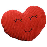 ZIERKISSEN  - Rot/Schwarz, LIFESTYLE, Textil (34/11/26cm)