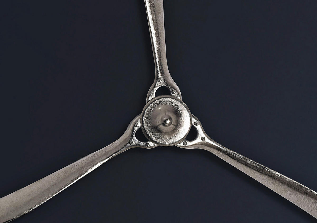 WANDDEKO  - Silberfarben, Konventionell, Metall (85/85/10cm) - Livetastic