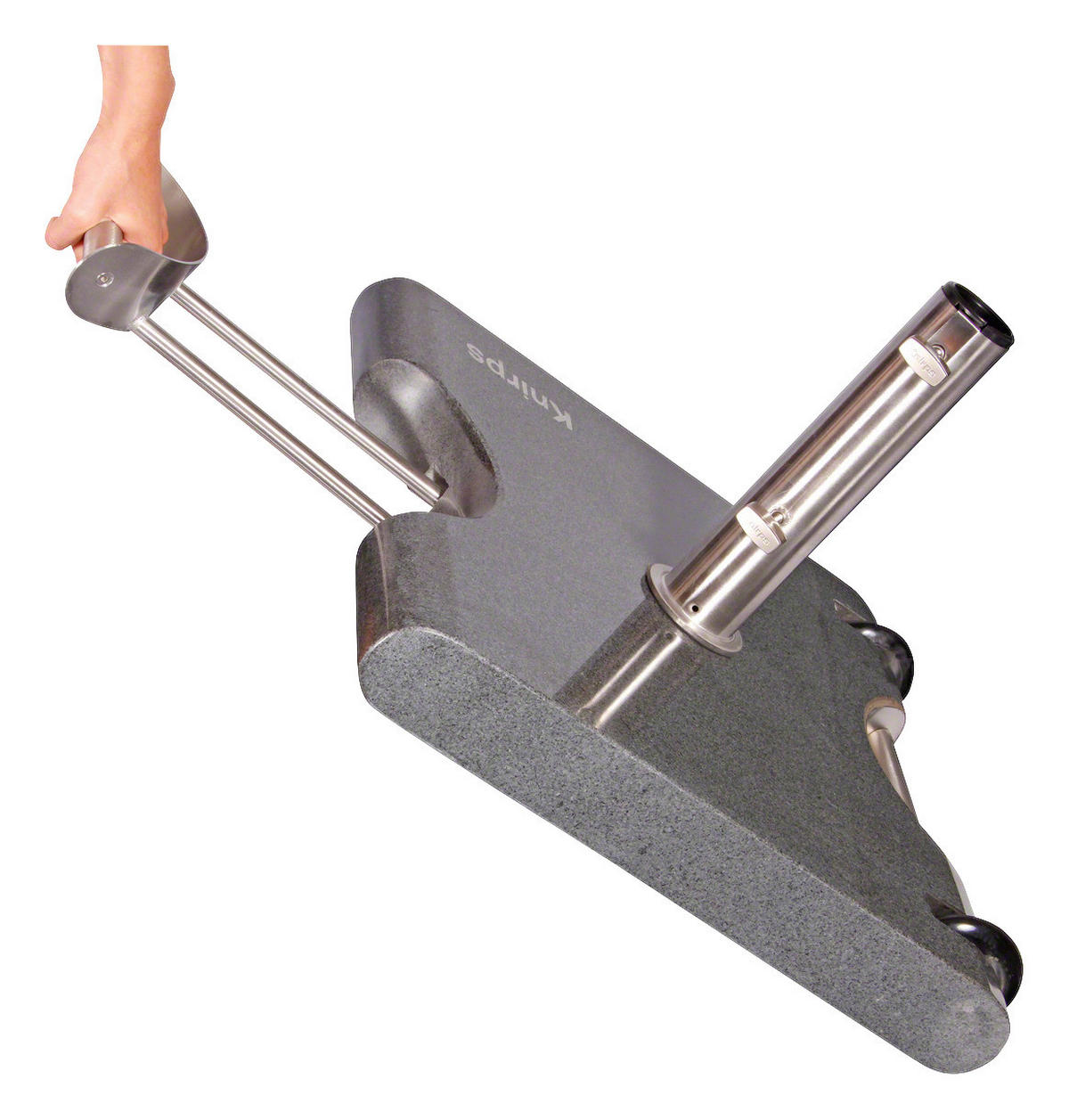 SONNENSCHIRMSTÄNDER Granit Anthrazit  - Anthrazit, KONVENTIONELL, Stein/Metall (55/7/54cm) - KNIRPS