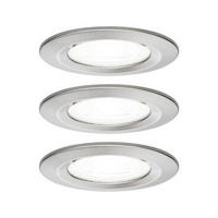 LED-DECKENLEUCHTE 7,8 cm  - Zinkfarben/Alufarben, Design, Metall (7,8cm) - Paulmann