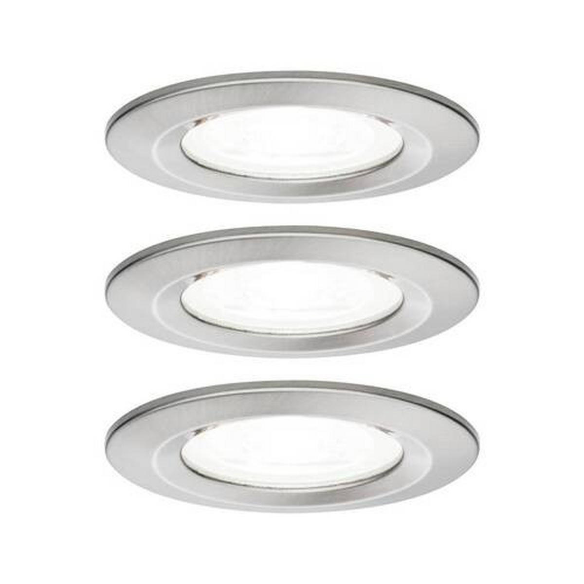 LED-DECKENLEUCHTE 7,8 cm  - Zinkfarben/Alufarben, Design, Metall (7,8cm) - Paulmann
