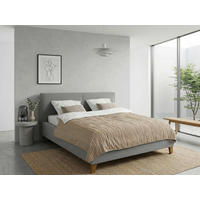 POLSTERBETT 200/200 cm,  in Anthrazit,  - Anthrazit, MODERN, Holz/Textil (200/200cm) - MID.YOU