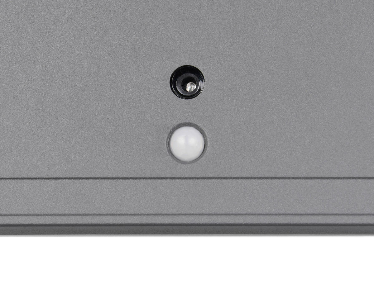 AUSSENWANDLEUCHTE - Anthrazit, Design, Metall (14/14/3,5cm)
