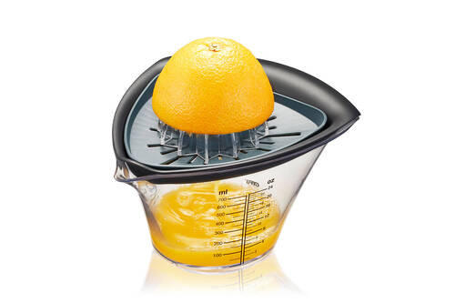 ENTKERNER UND ENTSAFTER FRUTI  - Klar/Grau, KONVENTIONELL, Kunststoff (21,3/18/13,5cm) - Gefu
