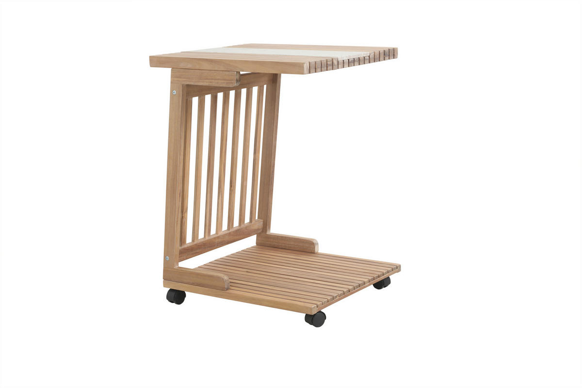 ODKLÁDACÍ STOLEK, akácie, barvy akácie - barvy akácie, Natur, dřevo/plast (45/50/68cm) - Amatio