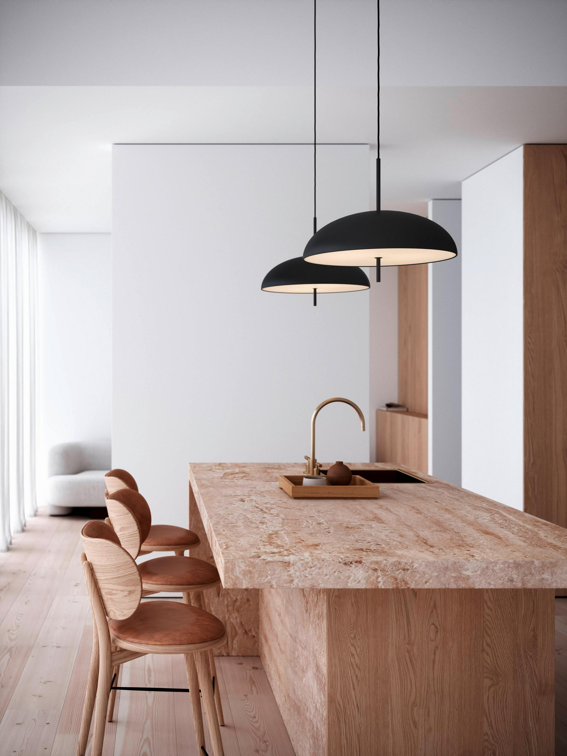 HÄNGELEUCHTE 49,5/41 cm  - Schwarz, Design, Metall (49,5/41cm) - Nordlux