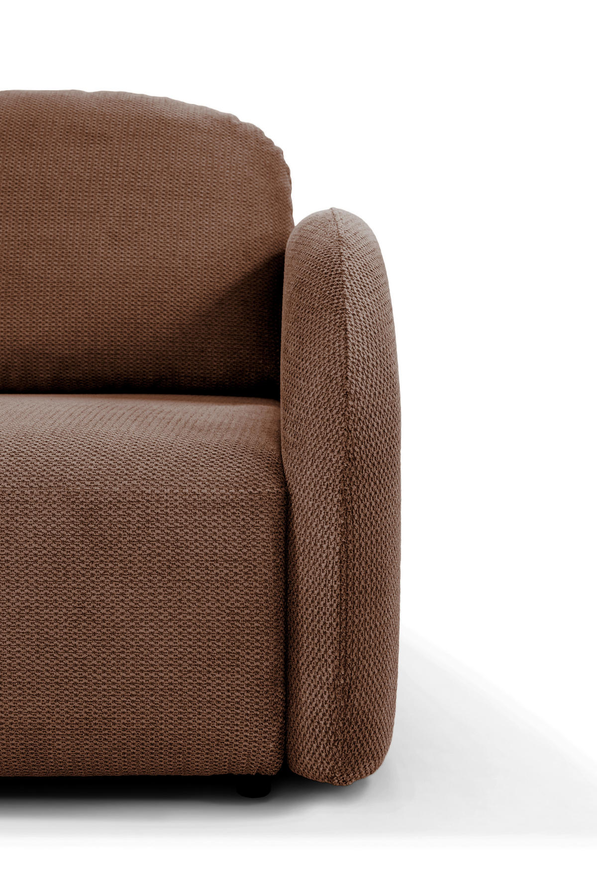 SCHLAFSOFA ROMA  mit Struktur Rot  - Rot/Schwarz, Design, Textil (230/90/105cm) - MID.YOU