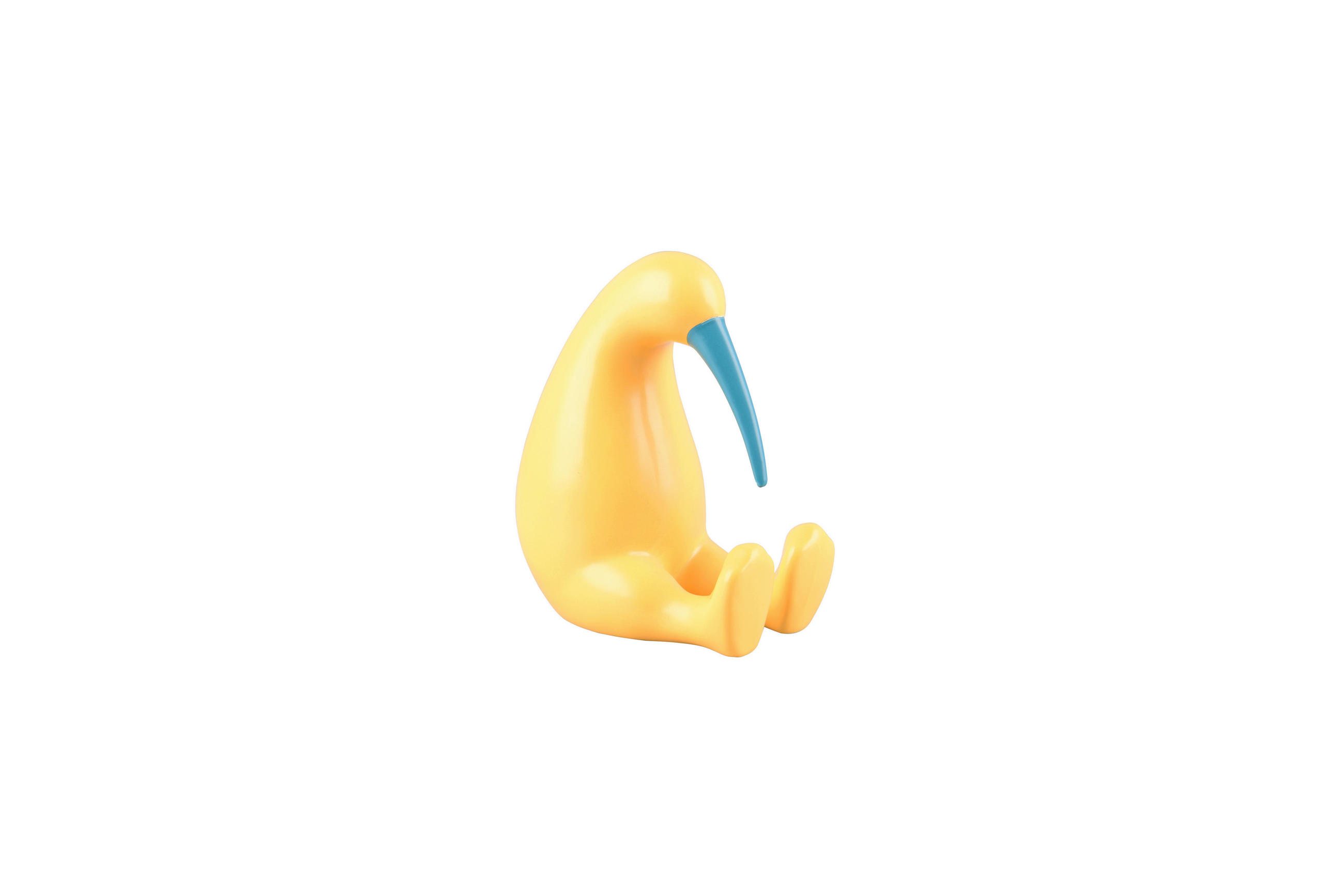 SKULPTUR - Gelb, Basics, Keramik (8,5/18,5/16cm)
