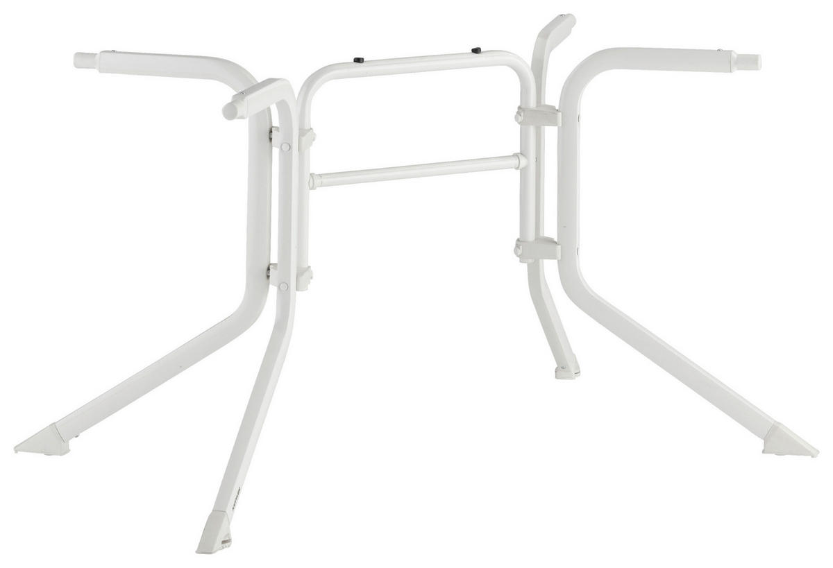 GARTENKLAPPTISCH 140/95/74 cm Metall, Kunststoff rechteckig  - Weiß, Basics, Kunststoff/Metall (140/95/74cm) - Kettler