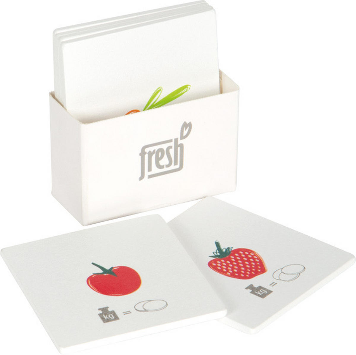 KAUFLADENZUBEHÖR Fresh  - Multicolor, Basics, Holz/Kunststoff (17/18/11cm) - small foot