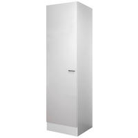 GESCHIRRSCHRANK 50/200/57 cm  in Weiß  - Edelstahlfarben/Weiß, Holzwerkstoff/Kunststoff (50/200/57cm) - FlexWell