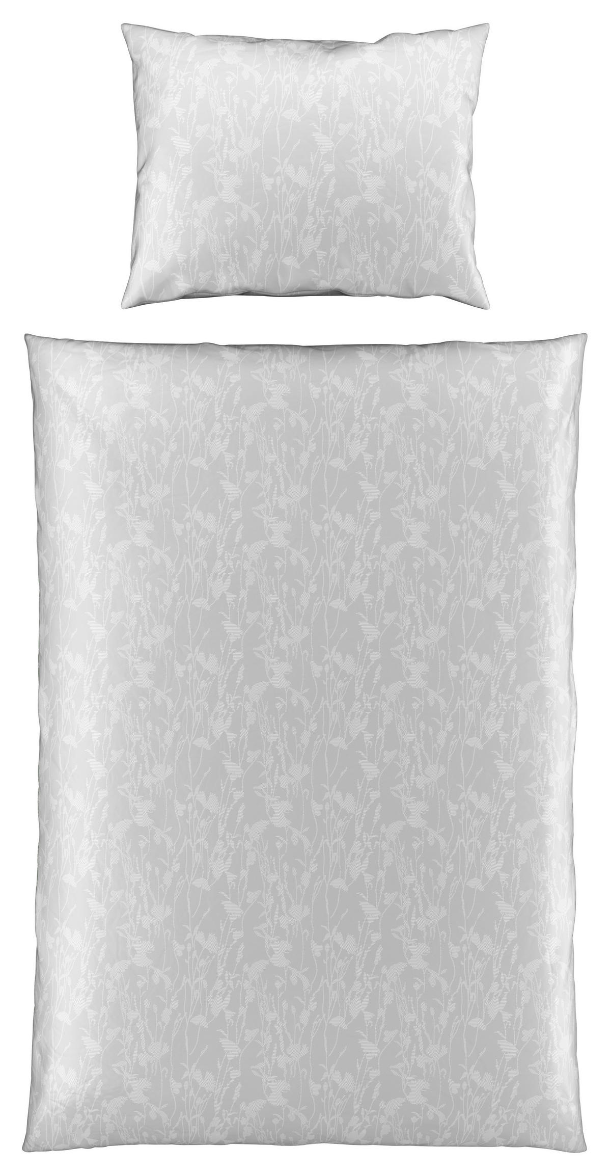 POSTELJINA FLORENCE 140/200 cm saten siva  - siva, Konvencionalno, tekstil (140/200cm) - Novel
