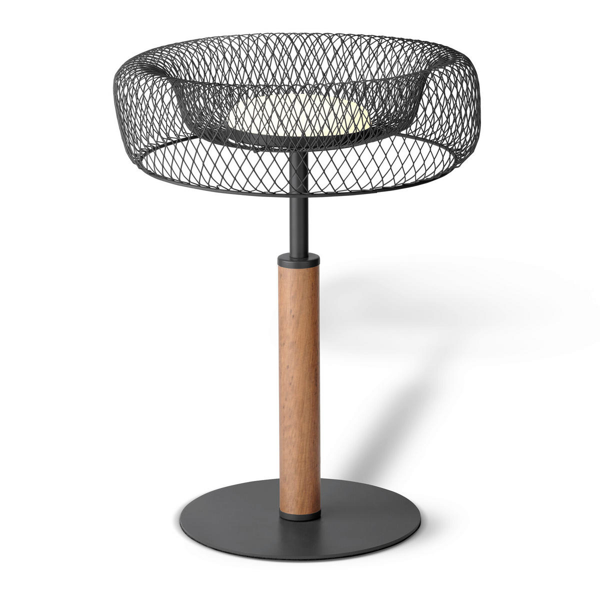 LED-TISCHLEUCHTE 30/40,3 cm   - Schwarz, Basics, Holz/Kunststoff (30/40,3cm) - Osram