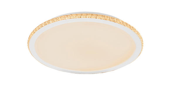 LED-DECKENLEUCHTE 50/5 cm   - Weiß, Trend, Metall (50/5cm) - Novel