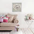 Blumen ORIGINALBILD - Multicolor, LIFESTYLE, Holz/Textil (44/44/4cm) - Eurographics