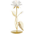 TEELICHTHALTER  - Klar/Goldfarben, LIFESTYLE, Glas/Metall (15/27,5/10,5cm) - Ambia Home
