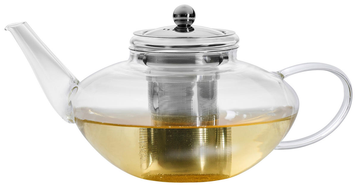 TEEKANNE  - Klar, Basics, Glas/Metall (1300ml) - Novel