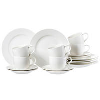 KAFFEESERVICE Saphir 18-teilig  - Weiß, KONVENTIONELL, Keramik (34,5/18,5/22,5cm) - Ritzenhoff Breker