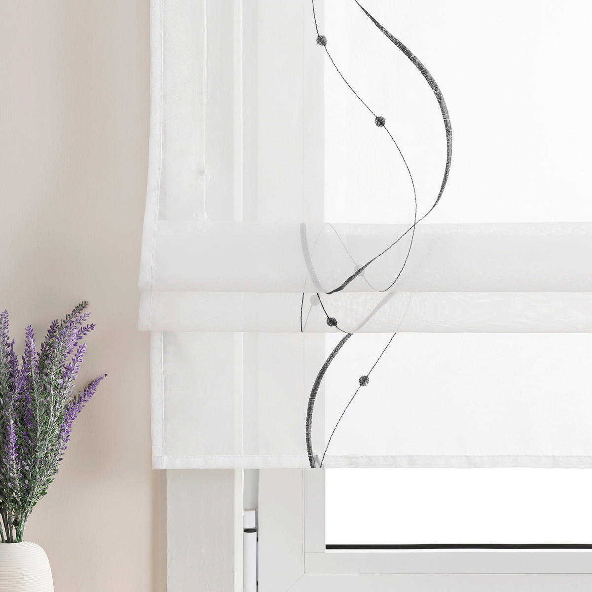 FALTROLLO  transparent  100/140 cm    - Weiß Hochglanz, Basics, Textil (100/140cm)