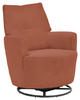 SESSEL Cord Orange    - Schwarz/Orange, Design, Textil/Metall (80/96/88cm) - SetOne by Musterring