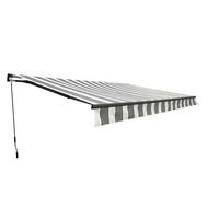 MARKISE - Anthrazit/Schwarz, MODERN, Kunststoff/Metall (300/20/495cm) - Gardenson