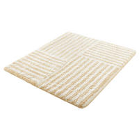 BADTEPPICH Beige, Sandfarben  - Sandfarben/Beige, KONVENTIONELL, Kunststoff/Textil (55/65/2cm) - Kleine Wolke