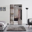 DREHTÜRENSCHRANK  in Weiß  - Alufarben/Weiß, KONVENTIONELL, Holzwerkstoff/Kunststoff (120/196/54cm) - Carryhome