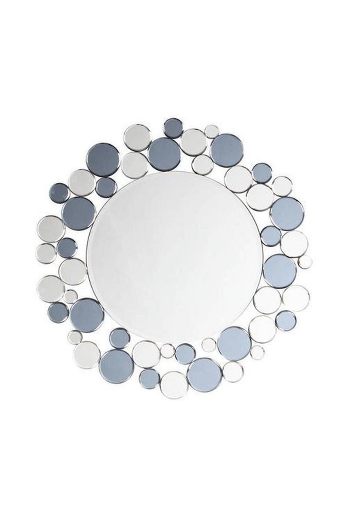 WANDSPIEGEL 80/80/5 cm  - Silberfarben/Grau, Basics, Glas/Metall (80/80/5cm) - Kayoom