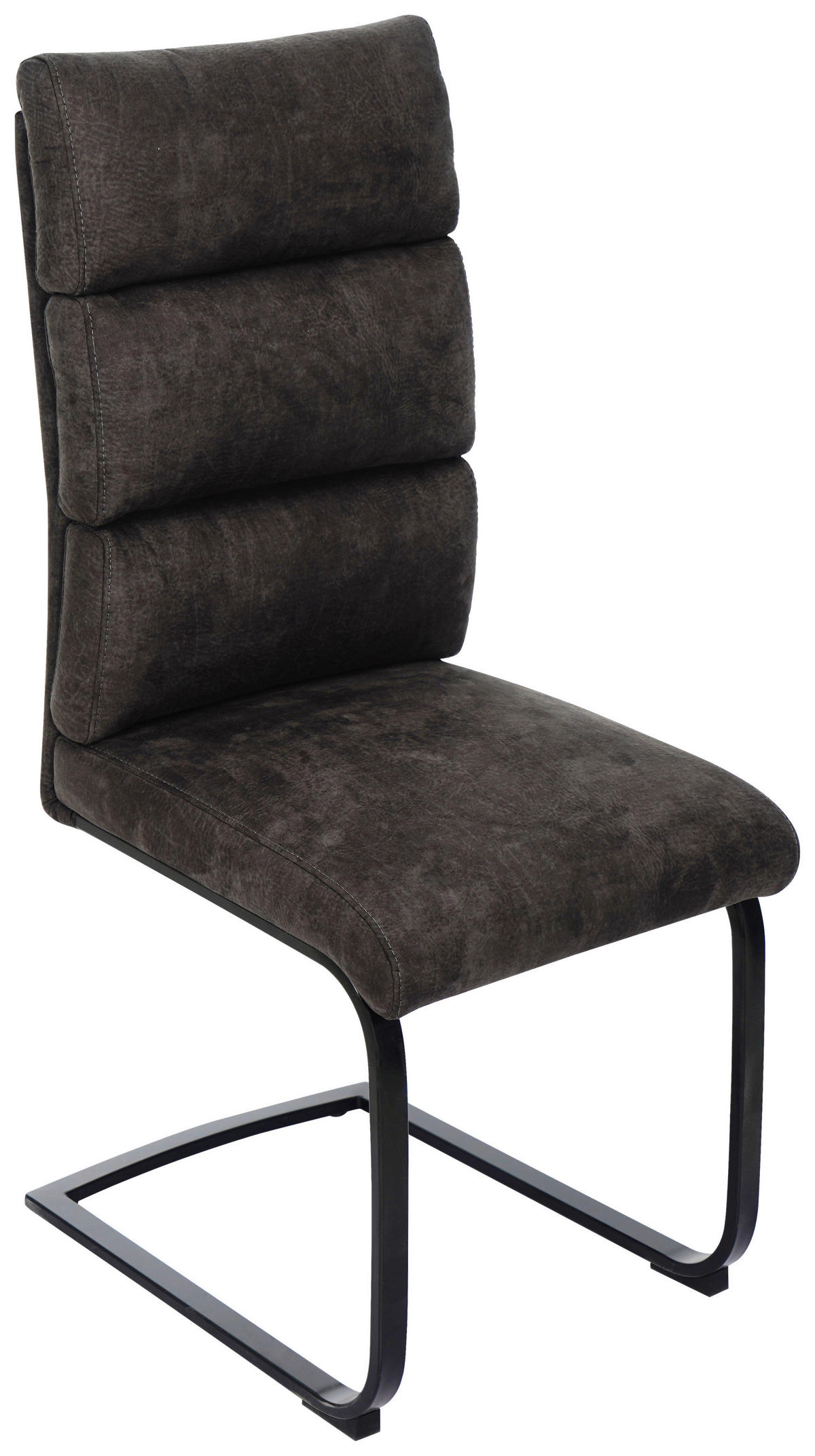 SCHWINGSTUHL  Stoffauswahl Webstoff  - Schwarz/Braun, Design, Textil/Metall (47/106/63cm) - Novel