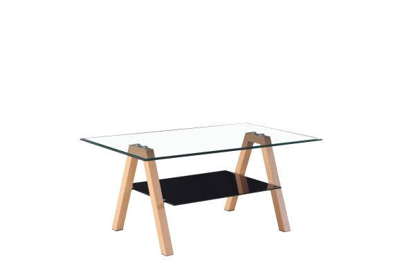 KLUB STOLIĆ  metal, staklo  - Design, staklo/metal (100/45/60cm) - Boxxx
