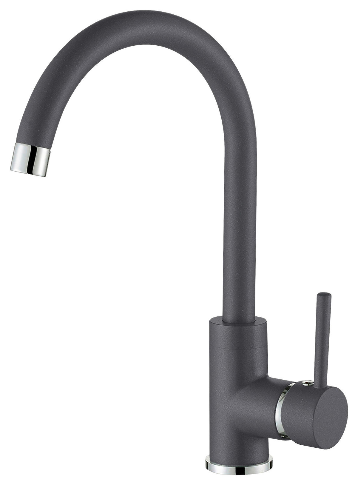 SPÜLENSET TILA  - Graphitfarben, Basics, Stein/Metall (78/20/50cm) - Visiona