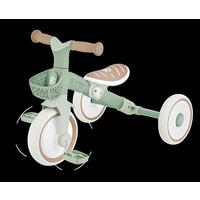 DREIRAD LEARNING TRIKE 2in1 PLUS ECO  - Salbeigrün, Basics, Kunststoff (58,9/41,0/42,7cm) - GLOBBER