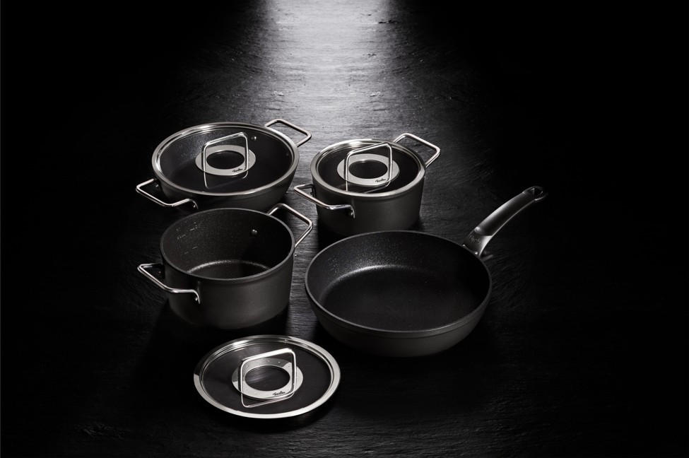 BRATENTOPF Adamant 4,3 L - Schwarz, Basics, Glas/Metall (28cm) - Fissler